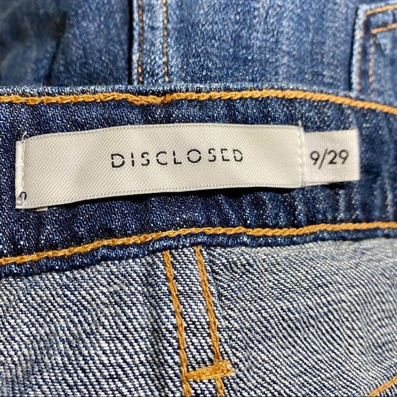 Disclosed High-Rise Wide Leg Crop Raw Hem Jeans - Picture 7 of 8